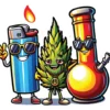 Lighter Bud Bong Friends