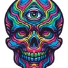 Colorful Skull
