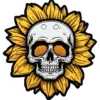 Sunflower Skull