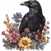 Flowery Crow