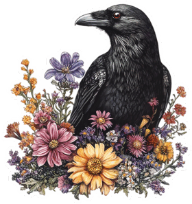 Flowery Crow