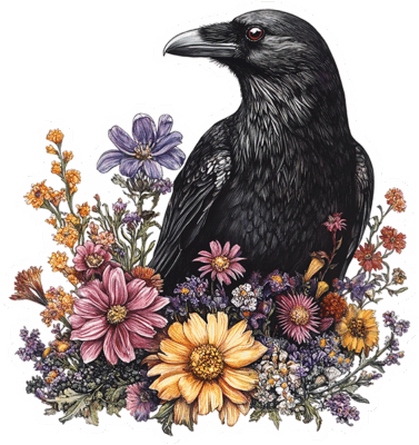Flowery Crow