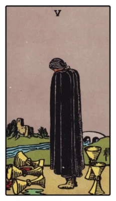 Cups 5 Tarot