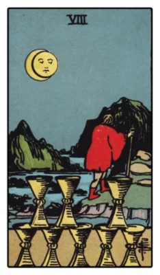 Cups 8 Tarot