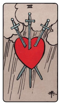 Swords 3 Tarot