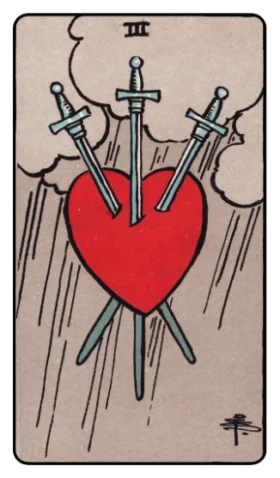 Swords 3 Tarot