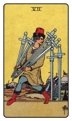 Swords 7 Tarot