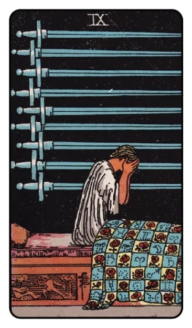 Swords 9 Tarot