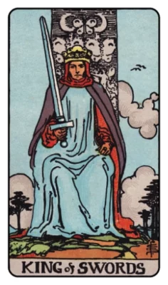Swords King Tarot