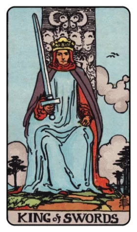 Swords King Tarot