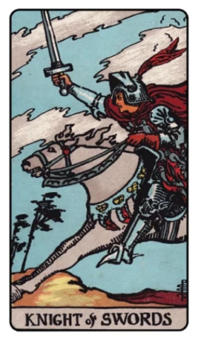 Swords Knight Tarot
