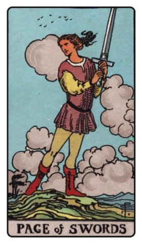 Swords Page Tarot