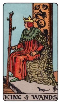 Wands King Tarot