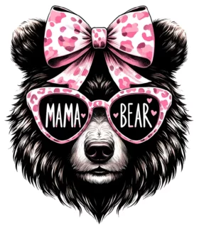 Mama Bear Face Sunglasses